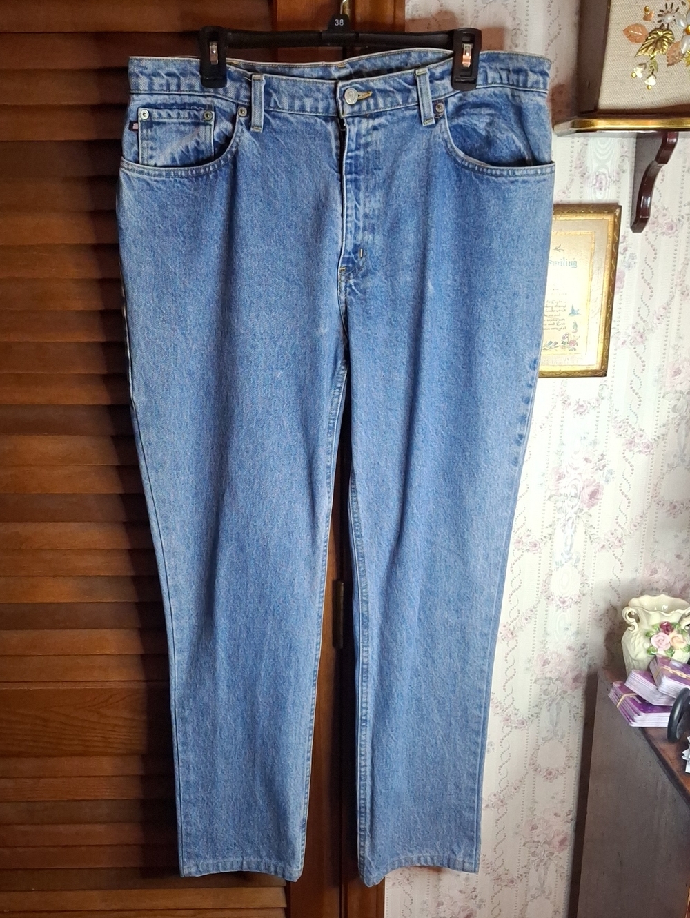 Ralph Lauren Light Blue 16x31 Parkside Active Taper Jeans Preloved